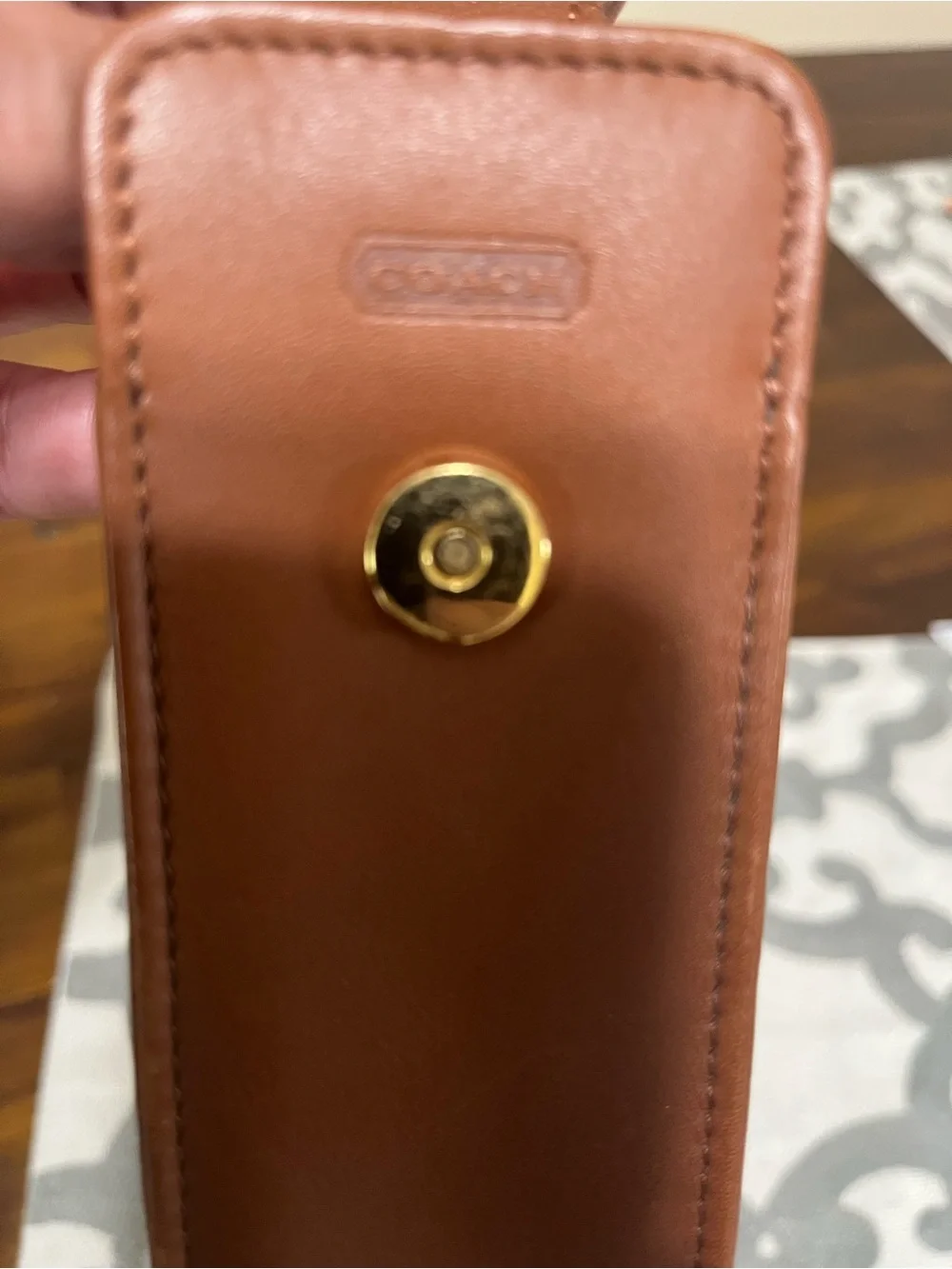 Vintage Coach Cell Phone Glasses Wristlet Case